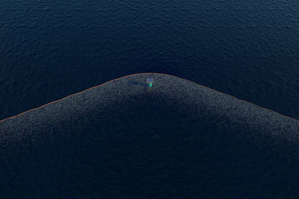 z20489272IH,Bariera-ktora-zbiera-smieci-fot-The-Ocean-Cleanup